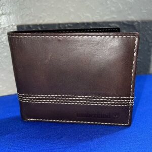 Timberland Bifold Mens Brown‎ Leather Wallet